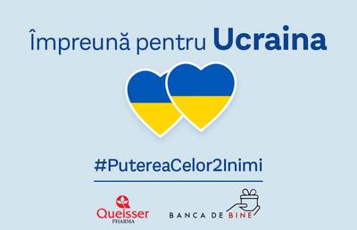Puterea celor 2 inimi. Queisser Pharma România și Banca de bine, alături de refugiații din Ucraina