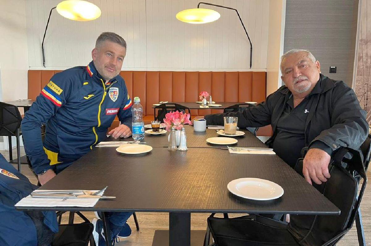 Edi Iordănescu, vizitat de Shlomo Sharf înaintea amicalului Israel - România