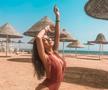 Cea mai hot prezență la România - Belarus » Actrița care a atras toate privirile