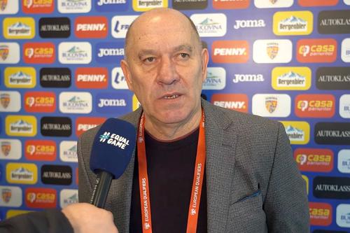 Georgy Kondratyev, selecționerul Belarusului. Foto: Captură GSP