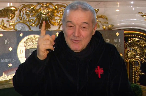 Gigi Becali (64 de ani) a susținut o conferință de presă de 30 de minute, la Palat, a doua zi după ce Înalta Curte de Casație și Justiție a decis rejudecarea procesului pentru palmares dintre CSA și FCSB.