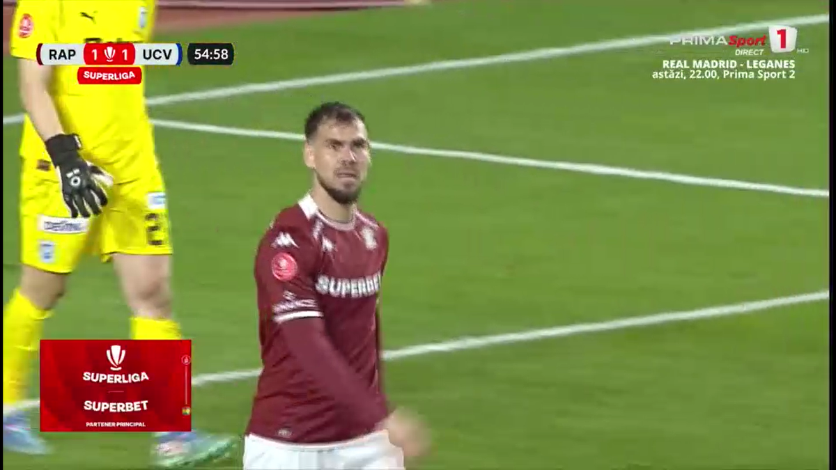 Autogolul lui Gjoko Zajkov în Rapid - Craiova