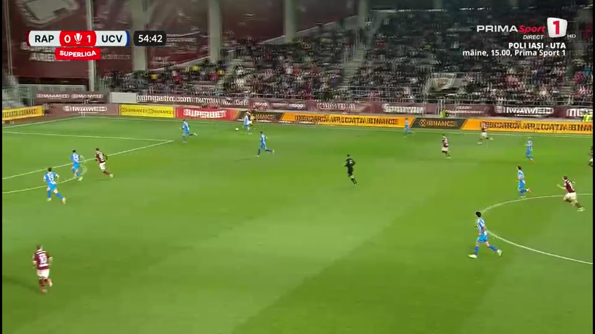 Autogolul lui Gjoko Zajkov în Rapid - Craiova
