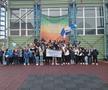 Copiii care susțin Craiova, în deplasare la meciul cu Rapid/ foto Facebook @Universitatea Craiova