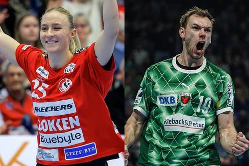 Henny Reistad și Mathias Gidsel sunt cei mai buni sportivi din handbal în 2024. Foto: Instagram
