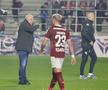 Marius Șumudică, nervos la pauza meciului Rapid - Universitatea Craiova