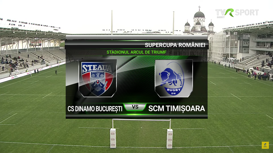 Sigla lui Dinamo, confundată cu cea a....Stelei Mai rău nici că se putea pentru Dinamo în Supercupa României! » Gafa uriașă a TVR a precedat un final trist pentru „buldogi”: „Ce-i asta?!”