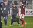Marius Șumudică, nervos la pauza meciului Rapid - Universitatea Craiova