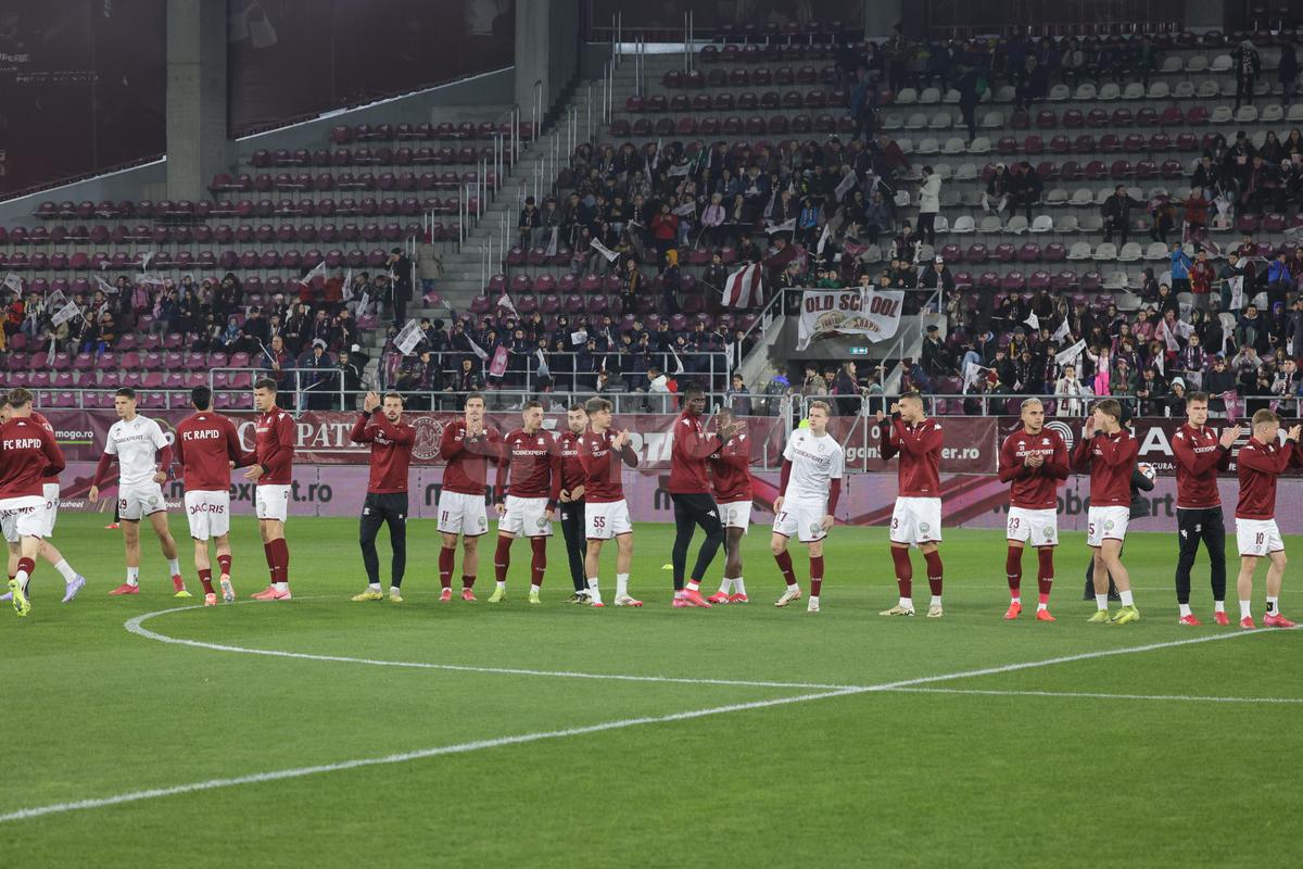 Imagini dinaintea meciului Rapid - Universitatea Craiova