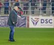 Marius Șumudică, nervos la pauza meciului Rapid - Universitatea Craiova