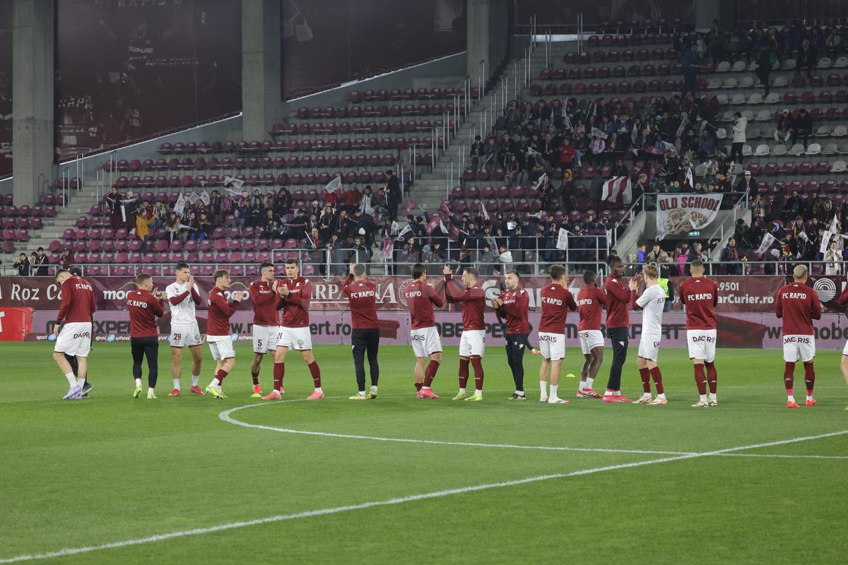 Imagini dinaintea meciului Rapid - Universitatea Craiova