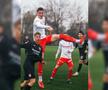 Mihnea Toader, cel mai înalt fotbalist din Superliga // foto: Dinamo Facebook