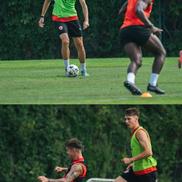 Mihnea Toader (în verde), fundaș Dinamo // FOTO: Instargam