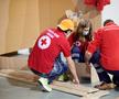 FOTO Sala Polivalentă din Cluj, transformată în centru de suport pentru bolnavii de COVID-19
