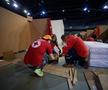 FOTO Sala Polivalentă din Cluj, transformată în centru de suport pentru bolnavii de COVID-19