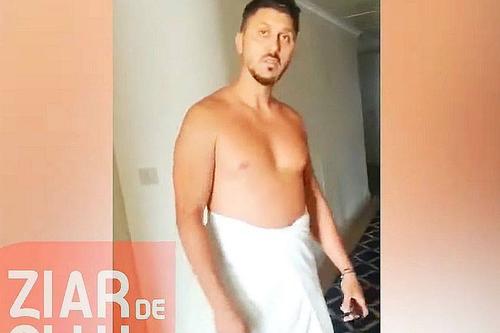 Ciprain Marica, în timpul flagrantului. Sursă foto: Ziar de Cluj