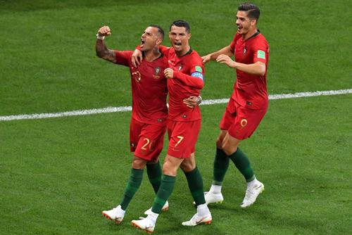Andre Silva, în spatele lui Quaresma și Cristiano Ronaldo // foto: Guliver/gettyimages