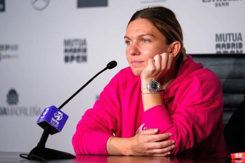 Simona Halep deschide la Madrid contra ibericei Sara Sorribes Tormo. FOTO: Facebook Mutua Madrid Open