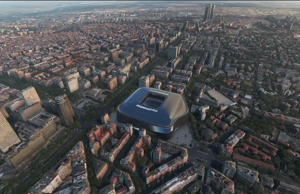 Impresionant! Imagini de senzație cu noul stadion al lui Real Madrid