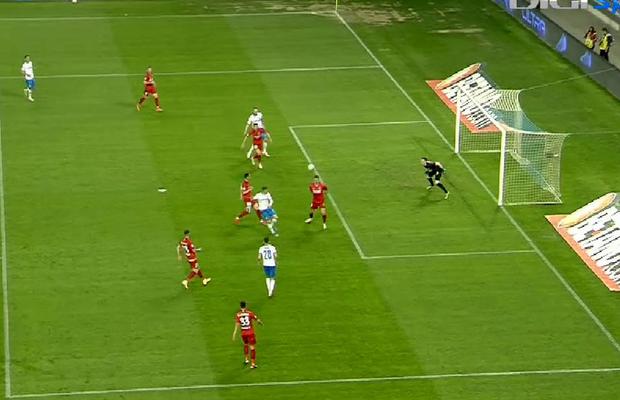 Ce finalizare! Alexandru Cicâldău, gol de PlayStation contra FCSB-ului