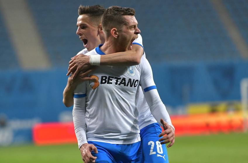 Craiova a învins-o pe FCSB, scor 2-0, în runda a 4-a a play-off-ului din Liga 1.// FOTO: facebook.com/UCVOficial