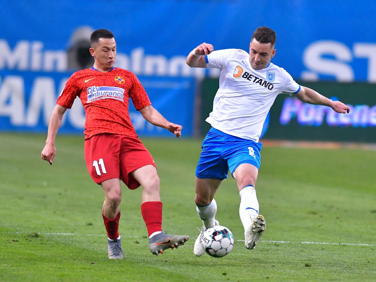 Gafă uluitoare a lui Andrei Vlad în Craiova - FCSB » Portarul roș-albaștrilor, intervenție lamentabilă la șutul lui Nistor