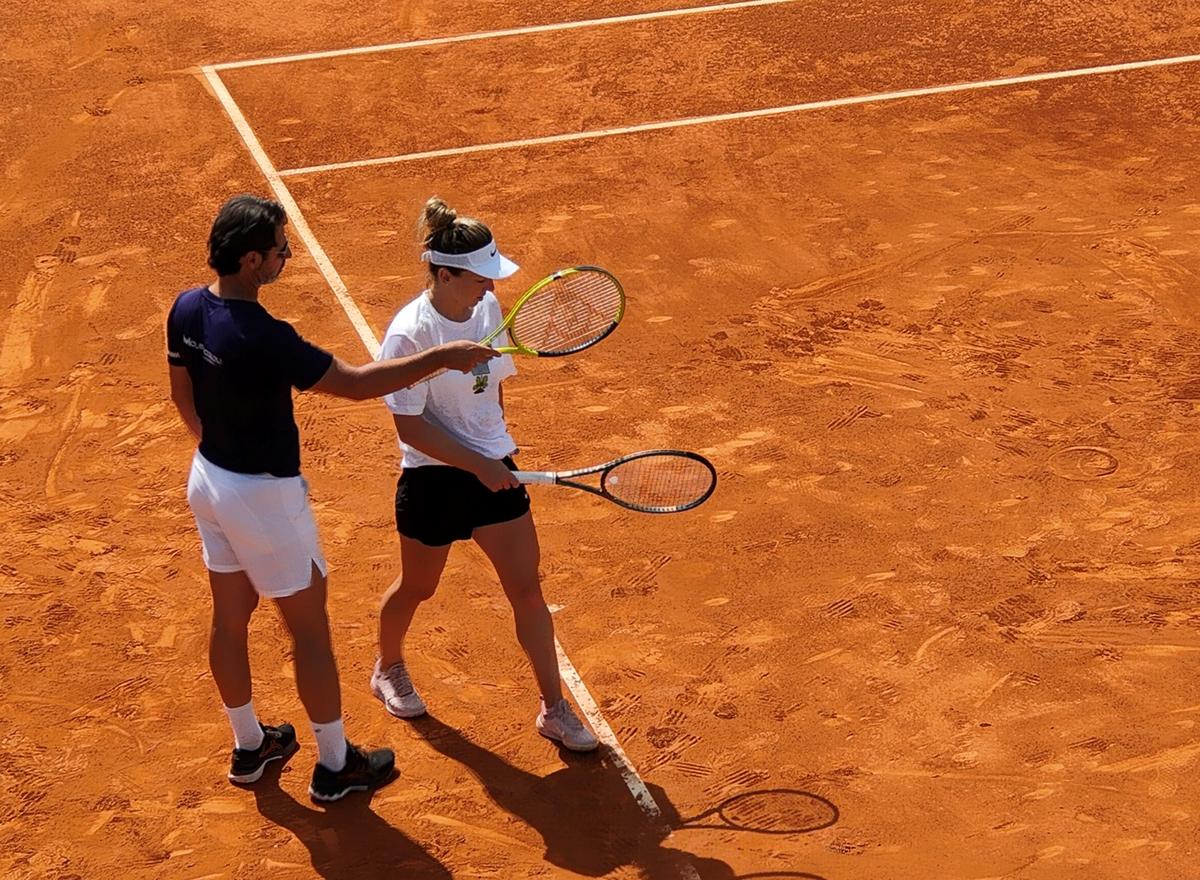 FOTO Antrenamentul Simonei Halep la WTA Madrid, înainte de meciul cu Paula Badosa