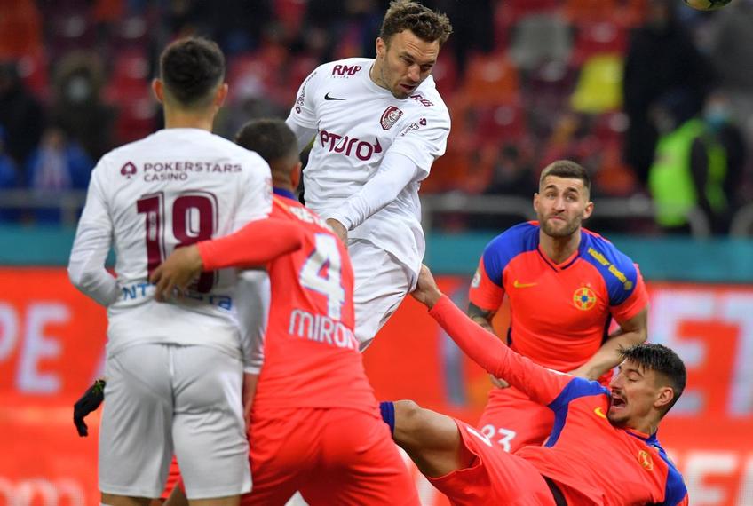 FCSB e la mâna ei cu 4 etape înainte de final, situație în care s-a mai regăsit de 4 ori în precedentele play-off-uri și de fiecare dată a eșuat / Sursă foto: GSP