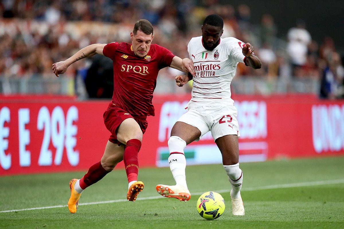 AS Roma - AC Milan  - imagini spectaculoase din ciocnirea de pe Olimpico