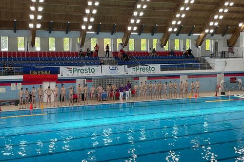 CSA Steaua și CSM Oradea sunt aproape să dispute finala în cadrul campionatului național de polo după ce s-au impus și în cel de-al doilea joc din semifinale. Foto: Iosif Popescu