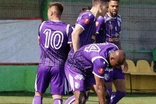 Alb-violeții s-au impus în fieful rivalei / Sursă foto: Facebook@ Fotbal Club Argeș Pitești