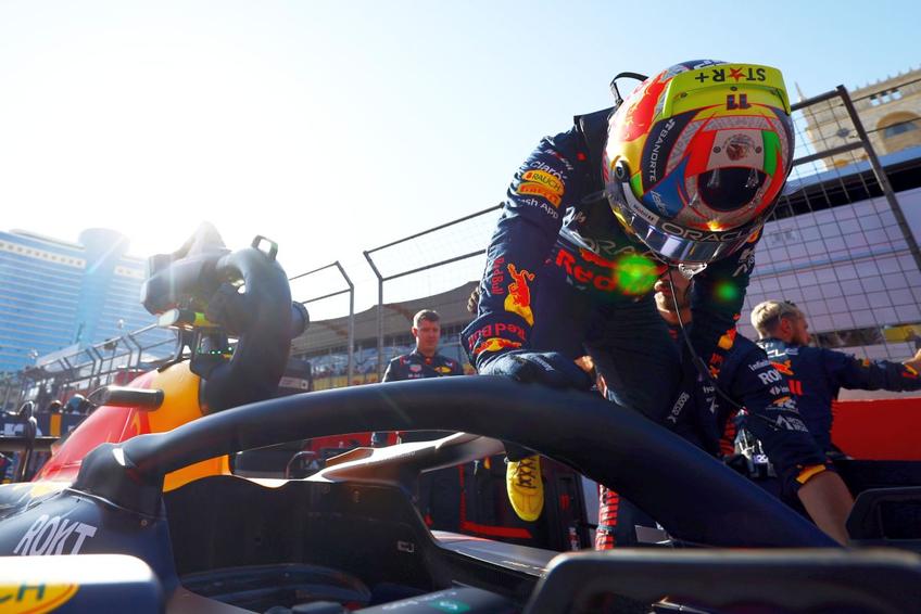 Sergio Perez a ieșit victorios în cursa sprint din Azerbaidjan / foto: Guliver/Getty Images