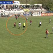 Cristian Balgiu a șutat excelent de la distanță, învingându-l pe portarul gazdelor