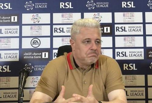 Marius Șumudică, după Al Nassr - Al Raed 4-0/ foto: captură Twitter