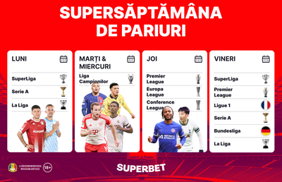 Începe o Supersăptămână de pariuri