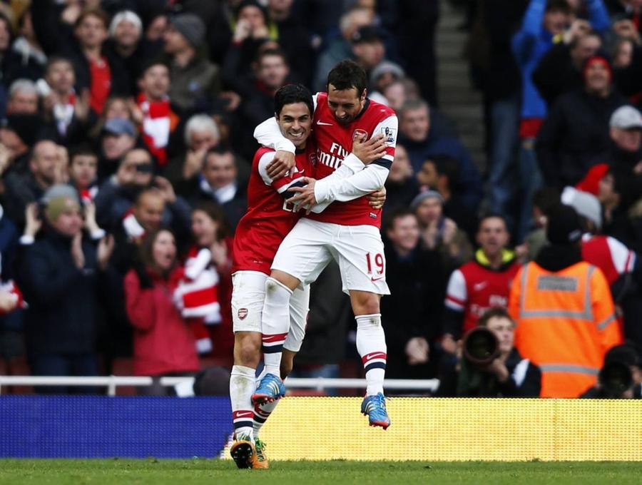 Cazorla și Arteta, în tricoul lui Arsenal / FOTO: Imago Obsesia lui Arteta » Momentul în care Cazorla a înțeles ce va urma: „Îl auzeai, din senin: «Înapoi 30 de secunde, înapoi! Ce vezi aici?». Meciul se terminase, dar noi eram la minutul 20”