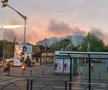 Incendiu în apropierea stadionului Giulești, înainte de Rapid - Craiova