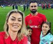 Valentin Crețu, soția și copiii, după meciul în care FCSB a devenit campioană /  Sursă foto: instagram.com/valentincretu89/, instagram.com/madalinamariacretu/