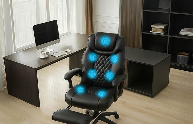 Birou fără stres: Scaune cu masaj și design ergonomic sportiv