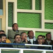Imagini de arhivă cu Constantin Stroe. Aici, în lojă alături de Nicolae Dorbin / Sursă foto: Gazeta Sporturilor