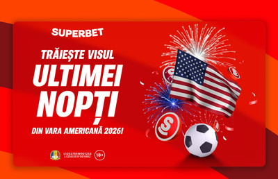 Superbet și marele vis american: câștigă o experiență VIP pentru două persoane la meciul meciurilor în fotbal!