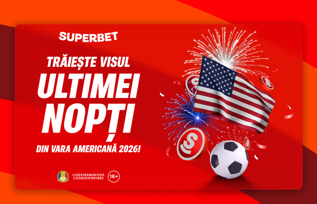 Superbet și marele vis american: câștigă o experiență VIP pentru două persoane la meciul meciurilor în fotbal!
