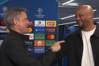 Luis Enrique l-a tachinat pe Vincent Kompany în fața camerelor » Moment inedit în tunelul de la Paris