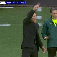 Penalty controversat în Atletico - Arsenal // FOTO: captură Prima Sport