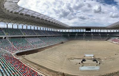 FOTO Noi imagini spectaculoase cu lucrările de la stadionele Arcul de Triumf, Ghencea și Giulești