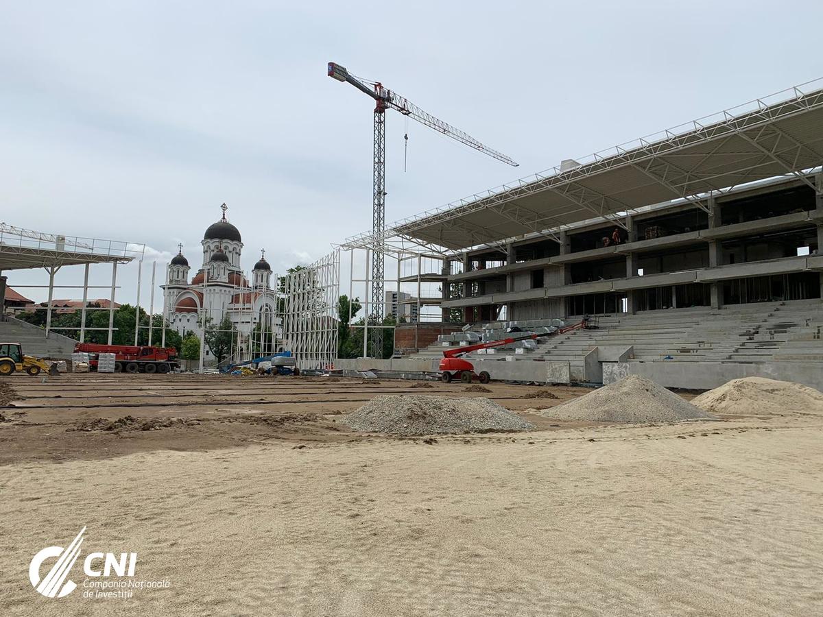 FOTO Noi imagini spectaculoase cu lucrările de la stadionele Arcul de Triumf, Ghencea și Giulești
