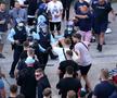 Înfierbântați de alcool la Porto! Fanii lui City și Chelsea s-au bătut între ei, dar și cu polițiștii portughezi