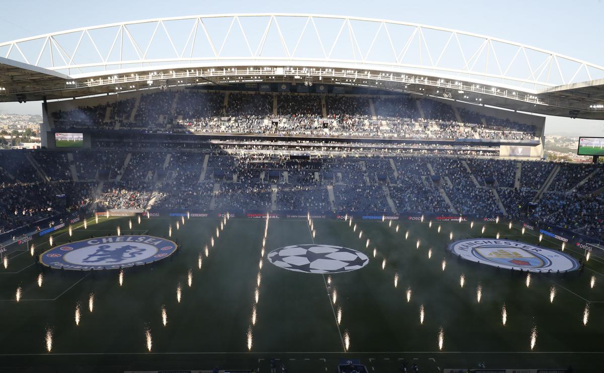Ceremonia de deschidere. Finala Ligii Campionilor 2021, Manchester City - Chelsea