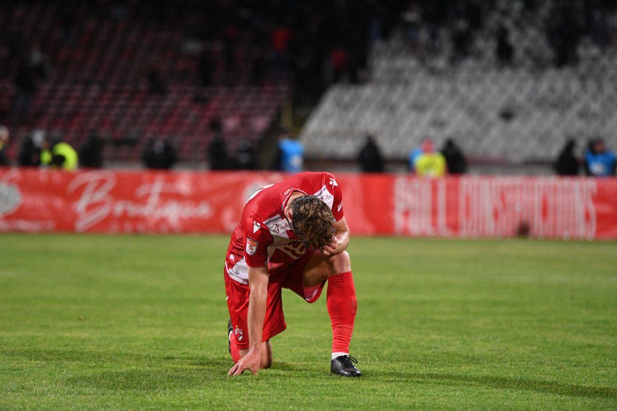 Pe unde au părăsit fotbaliștii lui Dinamo stadionul, după rușinea retrogradării în Liga 2