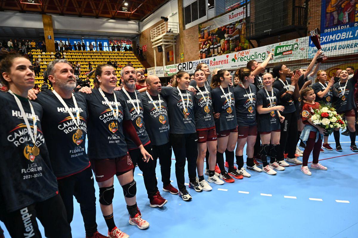 Rapid, campioana României după 19 ani! CSM București a câștigat degeaba cu Minaur Baia Mare